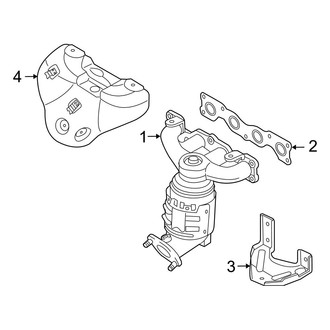 Hyundai OE - Exhaust System - Manifold (GLS / Limited 2.4L)