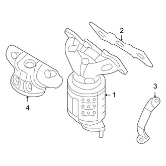 Hyundai OE - Exhaust System - Manifold (3.5L)