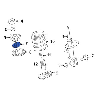 Hyundai OE - Front Suspension Strut Bearing