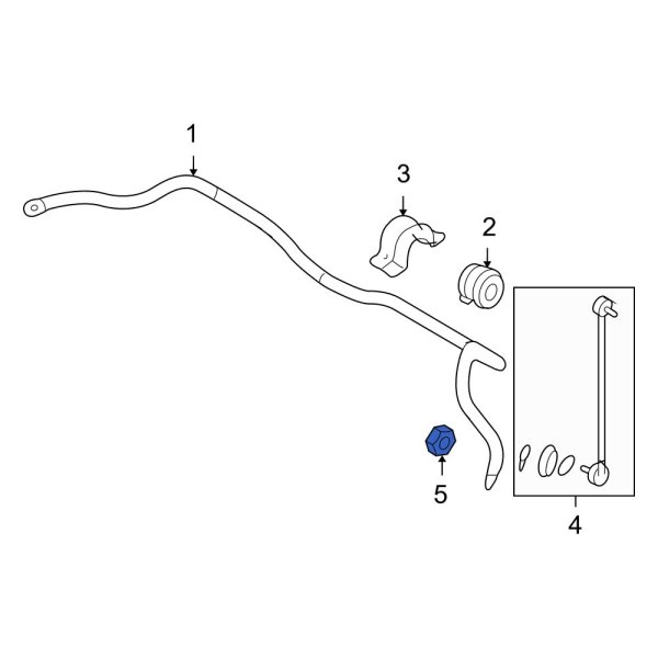 Suspension Stabilizer Bar Link Nut