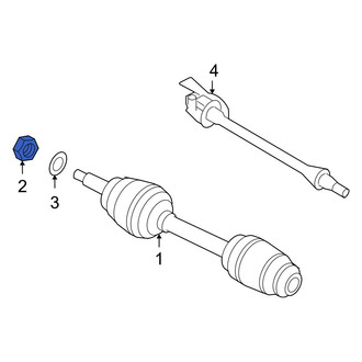 Hyundai OE - Front CV Joint Nut
