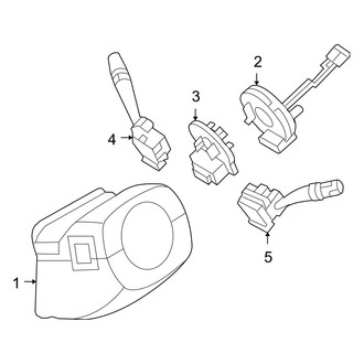 Hyundai OE - Steering Column - Shroud, Switches & Levers