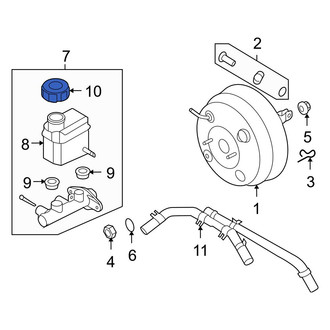 Hyundai OE - Brake Master Cylinder Reservoir Cap