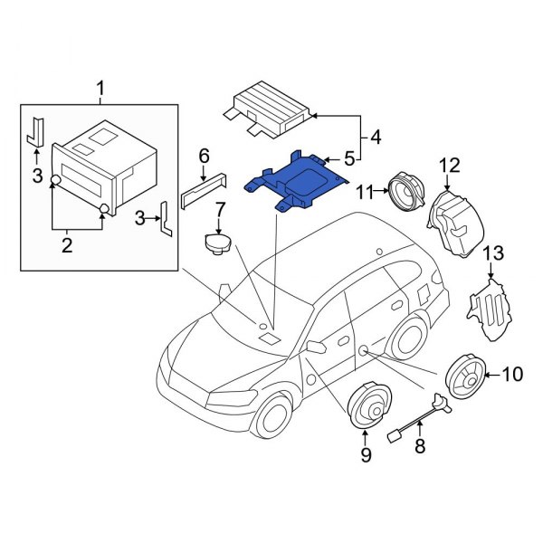 Radio Amplifier Bracket