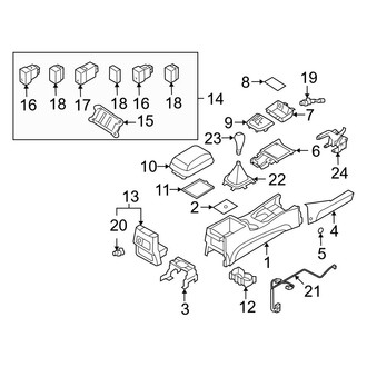 Hyundai OE - Console (GLS / Limited / SE)