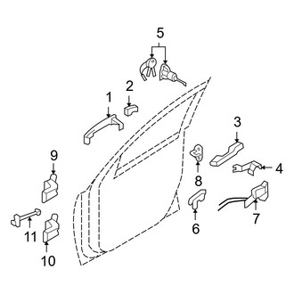 Hyundai OE - Front Door - Lock & Hardware