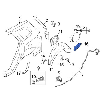 Hyundai OE - Rear Quarter Panel Vent