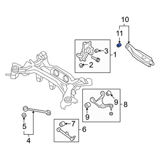 Hyundai OE - Front Forward Suspension Control Arm Bushing
