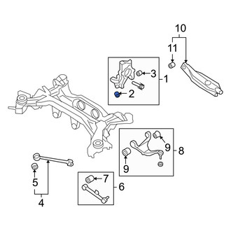 Hyundai OE - Rear Suspension Knuckle Bushing
