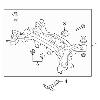 Hyundai OE - Rear Suspension - Suspension Mounting (AWD)