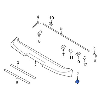 Hyundai OE - Door Check Nut