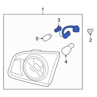 Hyundai OE - Rear Back Up Light Socket