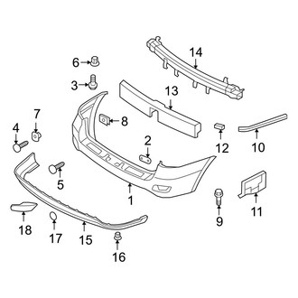 Hyundai OE - Rear Bumper - Bumper & Components