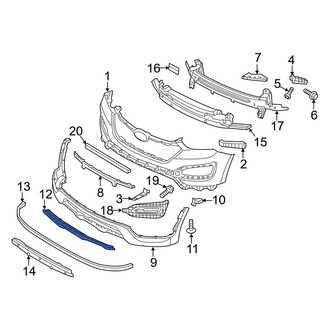 Hyundai OE - Front Bumper Cover Spacer Panel