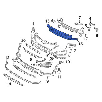 Hyundai OE - Front Bumper Impact Absorber