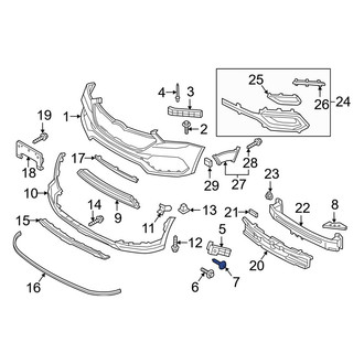Hyundai OE - Bumper Cover Bolt