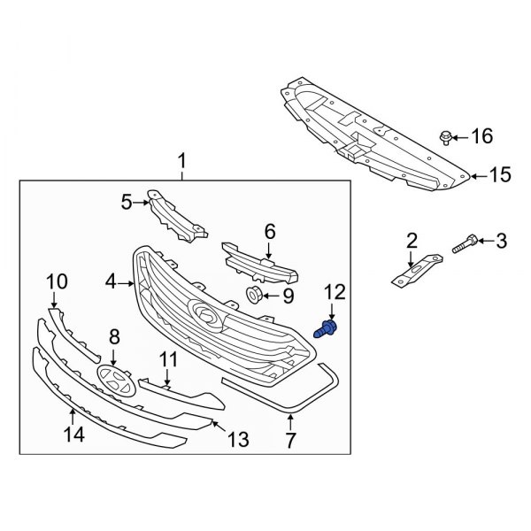 Grille Molding Screw