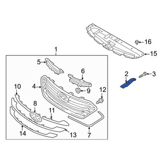 Hyundai OE - Right Grille Bracket