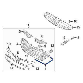 Hyundai OE - Grille Insulator