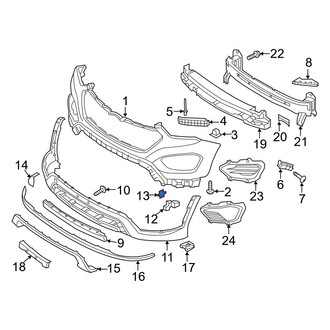 Hyundai OE - Front Bumper Cover Insulator