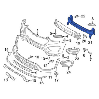 Hyundai OE - Front Bumper Impact Bar