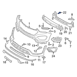 Hyundai OE - Bumper Cover Bolt
