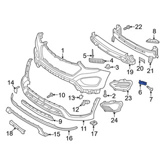 Hyundai OE - Right Bumper Cover Bracket