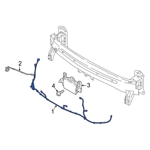 Parking Aid System Wiring Harness