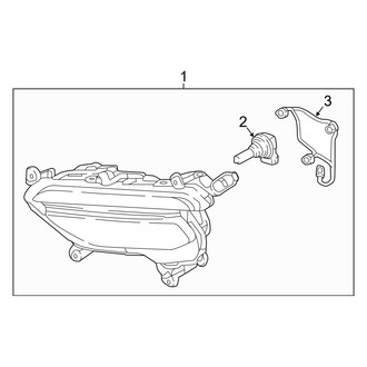 Hyundai OE - Front Lamps - Fog Lamps (Base / 2.0T / 2.0T Ultimate)