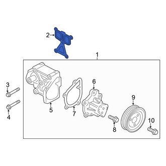 Hyundai OE - Engine Water Pump Housing Gasket