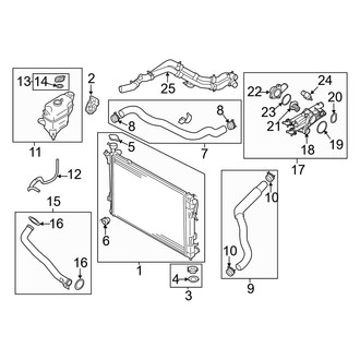 Hyundai OE - Engine Coolant Thermostat Kit