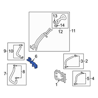 Hyundai OE - Automatic Transmission Oil Cooler Thermostat