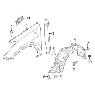 Hyundai OE - Bumper Cover Nut