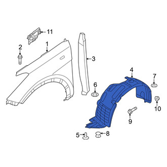 Hyundai OE - Front Right Fender Splash Shield