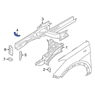 Hyundai OE - Front Left Frame Side Member Bracket