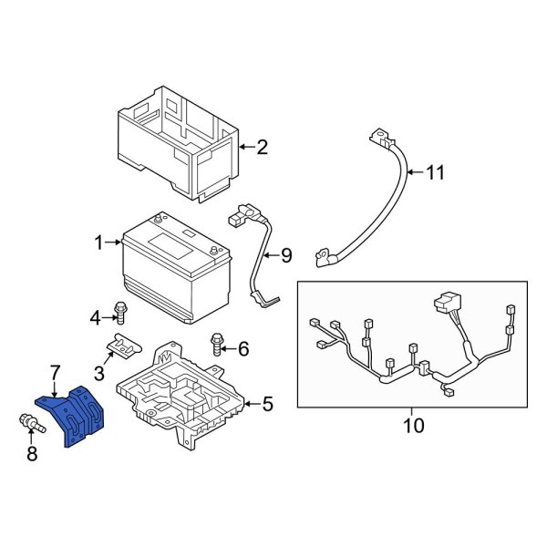 Battery Tray Bracket