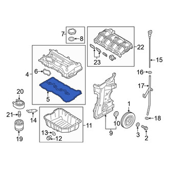 Hyundai OE - Engine Valve Cover Gasket