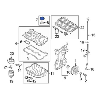 Hyundai OE - Engine Oil Filler Cap