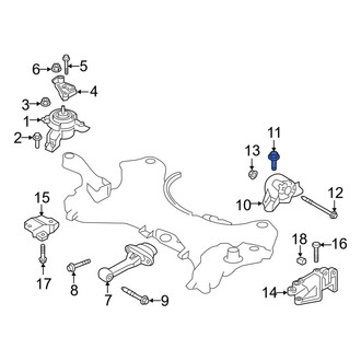 Hyundai OE - Rear Engine Mount Bolt