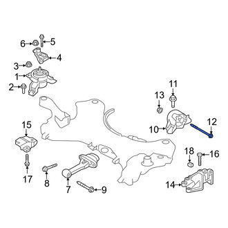 Hyundai OE - Automatic Transmission Mount Bolt