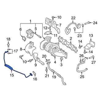 Hyundai OE - Turbocharger Oil Line