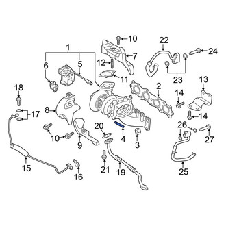 Hyundai OE - Exhaust Manifold Stud