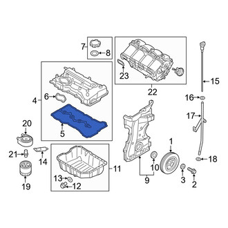 Hyundai OE - Engine Valve Cover Gasket