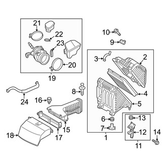 Hyundai OE - Engine / Transaxle - Air Intake