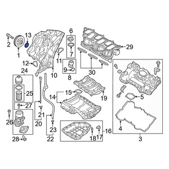 Hyundai OE - Rear Engine Crankshaft Seal