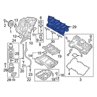 Hyundai OE - Lower Engine Intake Manifold