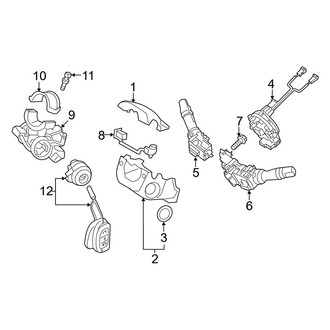 Hyundai OE - Steering Column - Shroud, Switches & Levers