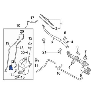 Hyundai OE - Windshield Washer Pump