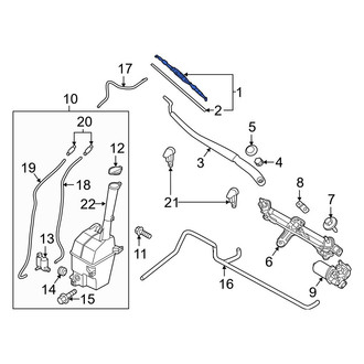 Hyundai OE - Front Right Wiper Blade