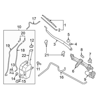 Hyundai OE - Washer Fluid Reservoir